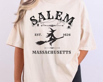 Salem Witch T-Shirt, Spooky Halloween Apparel