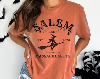 Salem Witch T-Shirt, Spooky Halloween Apparel