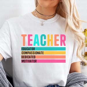 Lehrer T-Shirt, Grundschullehrer-T-Shirt, Grundschullehrer-T-Shirt, Grundschule, Gymnasium, Lehrer-Anerkennungsgeschenk, Unisex T-Shirt