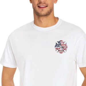 Custom Fire Department T-Shirt, Firefighter Shirt For Men, First Responder Tee, Gift for Firefighter, Fire Fighter Gift, Firefighter Tee