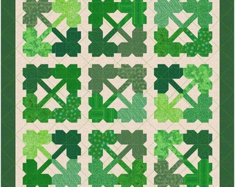 Lucky Quilt Pattern -- a PDF Pattern for Throw Quilts and Table Toppers