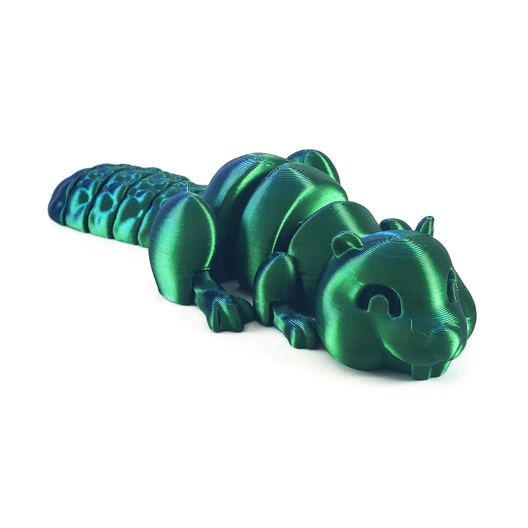 3D Printed Articulating Beaver - Fidget Toy - Etsy