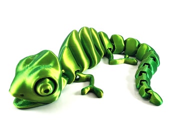 3D Printed Articulating Chameleon - Fidget Toy
