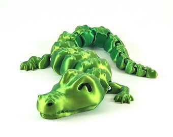 3D Printed Articulating Alligator - Fidget Toy
