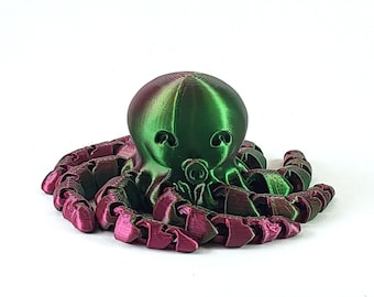 3D Printed Articulating Octopus - Fidget Toy