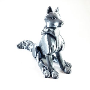 3D Printed Articulating Wolf