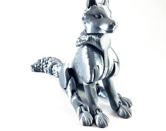 Loup articulé imprimé en 3D - Fidget Toy