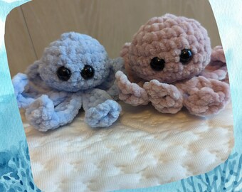 Crochet Pattern for Baby Octopus - Download Printable
