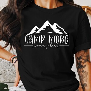 Camping T-Shirt, Camper Shirt, Nature Lover Shirt, Glamping Shirt, Travel Tee, Gift for Camper, Hiking Gift Shirt, Hiking Shirt,Nature Lover