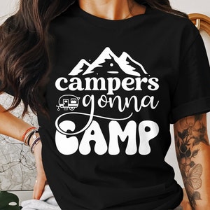 Camping T-Shirt, Camper Shirt, Nature Lover Shirt, Glamping Shirt, Travel Tee, Gift for Camper, Hiking Gift Shirt, Hiking Shirt,Nature Lover