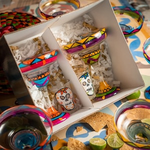 Margarita Hand Painted Glasses