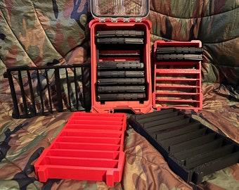 MAGOUT Pmag 9 magazine (.223) holder for your Milwaukee packout box.