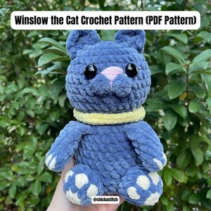 Winslow the Cat (Low Sew) Crochet Pattern