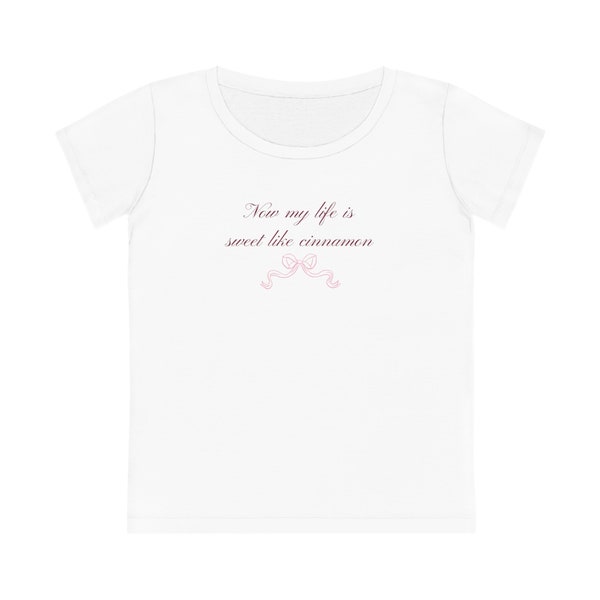 Cinnamon Girl Lana Del Rey Women's Baby Tee | Coquette Fashion Cinnamon Girl Apparel, Soft Girl Era, Coquette Aesthetic, Sweet Like Cinnamon