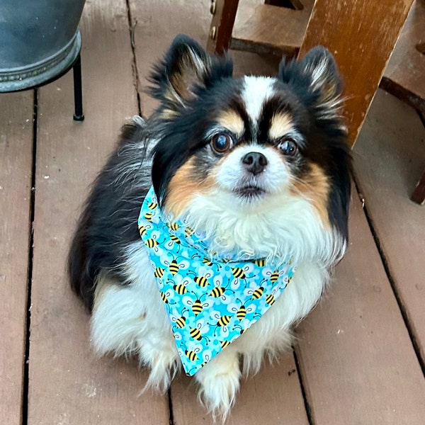 Bee’s dog bandana * summertime pet bandana * springtime bandana