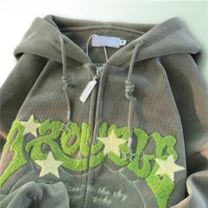 Y2K Soft Letter Print Zip-Up Hoodie - Own the Latest Fashion Craze