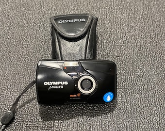 OLYMPUS Mju II 115 VF [mju:] + Case Point & Shoot Film
