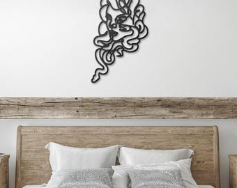 Arte mural de Medusa de la mitología griega