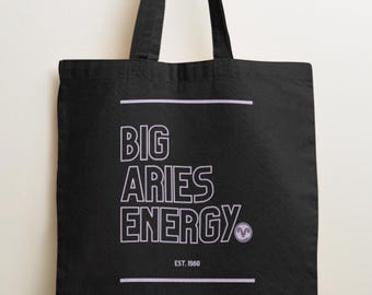 Big Aries Energy Tote Bag