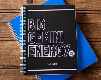 Big Gemini Energy Notebook