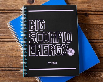 Big Scorpio Energy Notebook