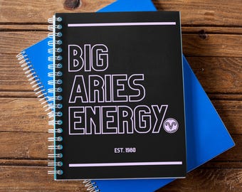 Big Aries Energy Notebook