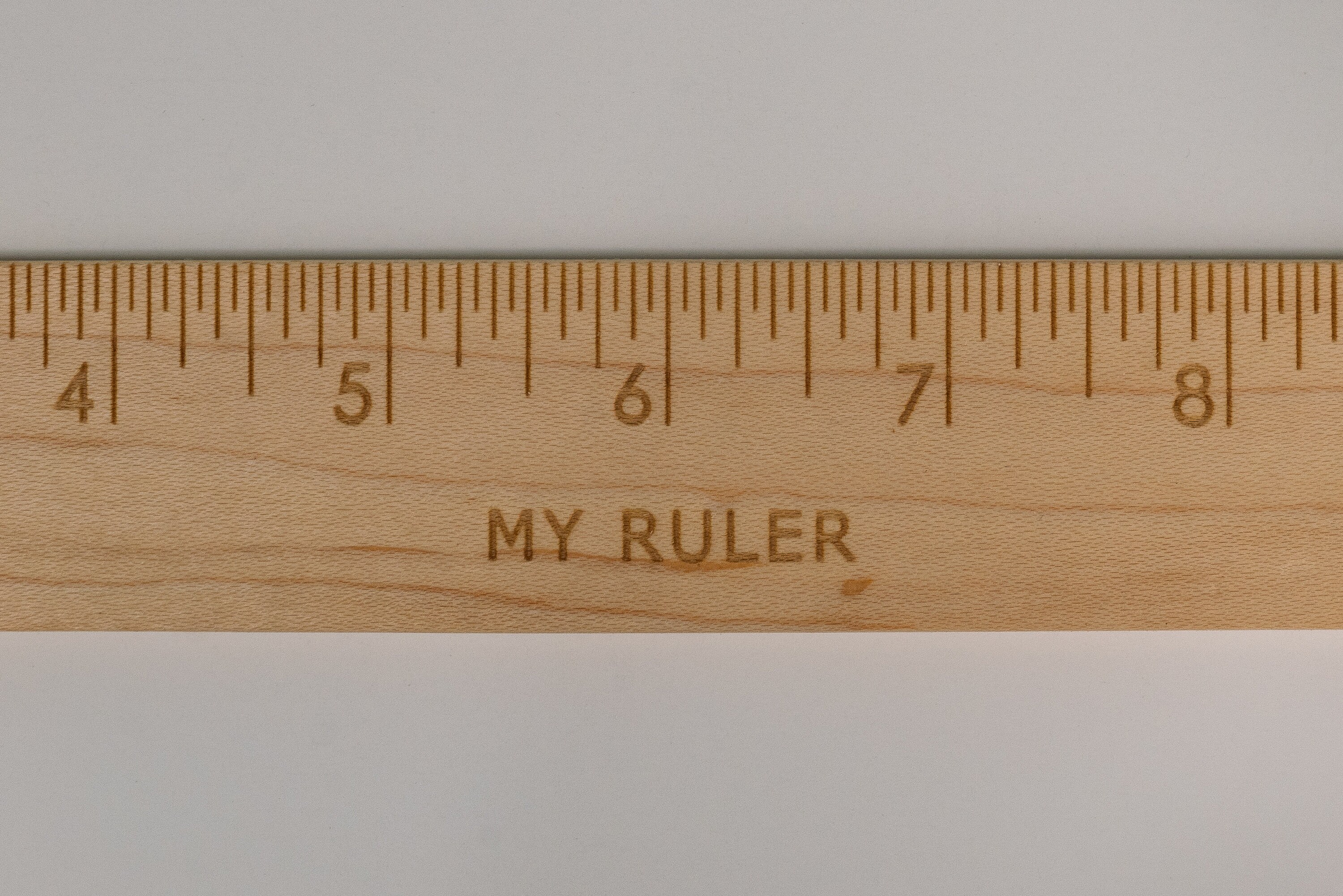Hard Ruler Hard Maple 12-inch Ruler: Laser Engraved Wood, Personalized Gift - Etsy