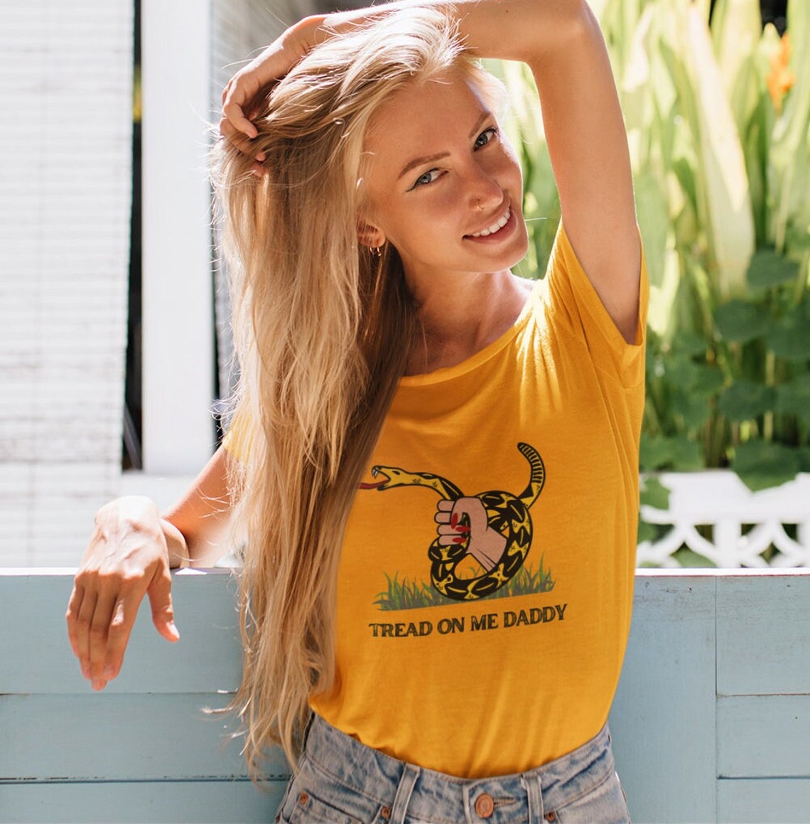 Tread on Me Daddy, Don't Tread on Me Joke Father's Day T-shirt, Funny ...