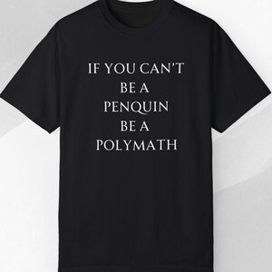 Zabawna koszulka, koszulka z pingwinem, wszechstronny intelektualista, koszulka z profesorem, nauczyciel, zabawny prezent dla niej, dla niego, student, matematyka, doktorat,