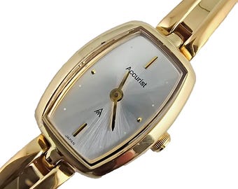 Vintage Damenuhr Genau, Vergoldet LB305 Japanisches Quartz Uhrwerk