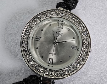 Style London Treasures Quartz Damenuhr Edelstein Edelstahl Gem Armband