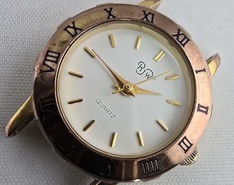 VintageJRJW Damen Vergoldet Uhrengehäuse Rose Gold Lünette Spares Reparaturen AL422