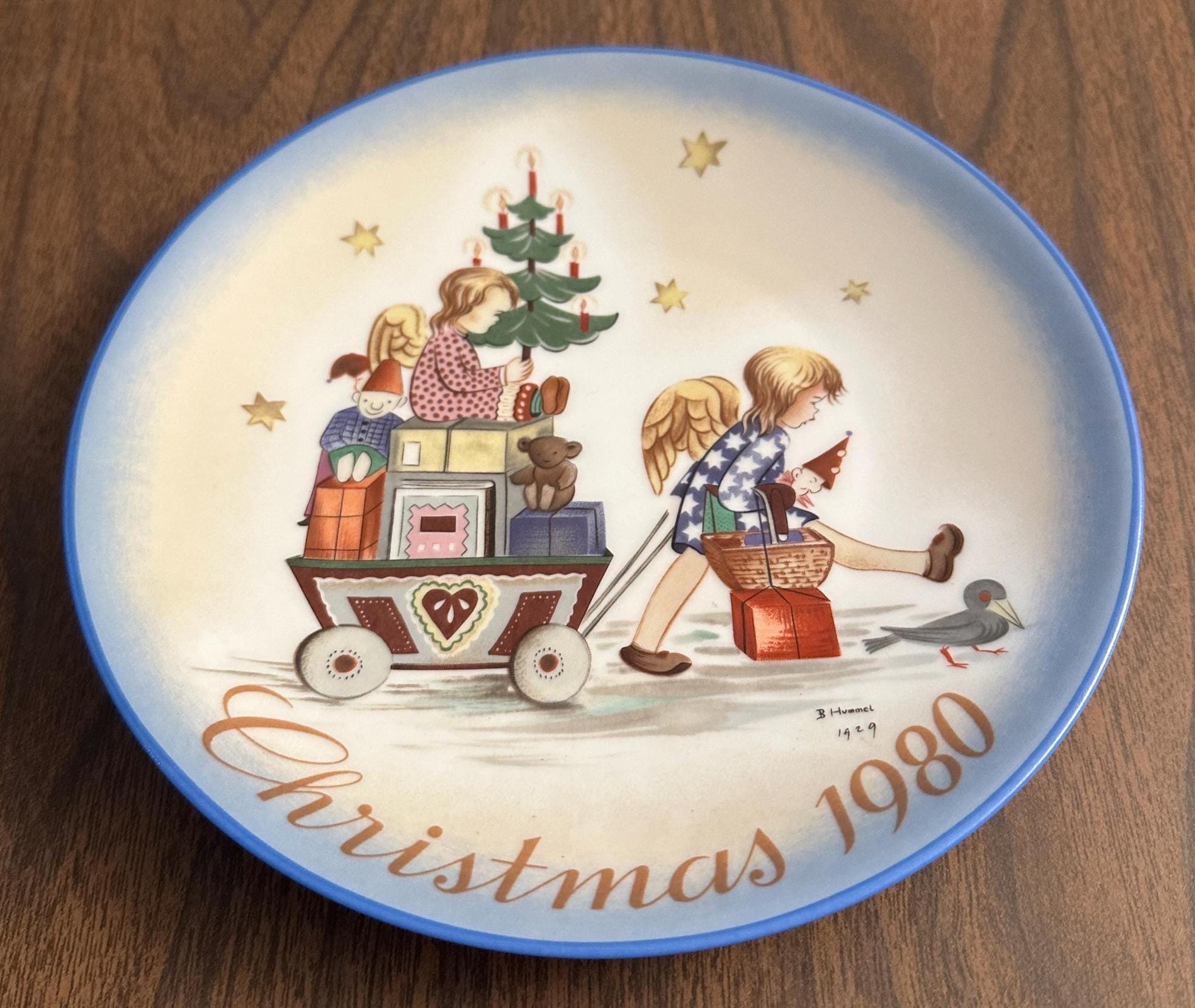 1980年クリスマスプレート - ヴィンテージ ゲーベル・フンメル「Parade