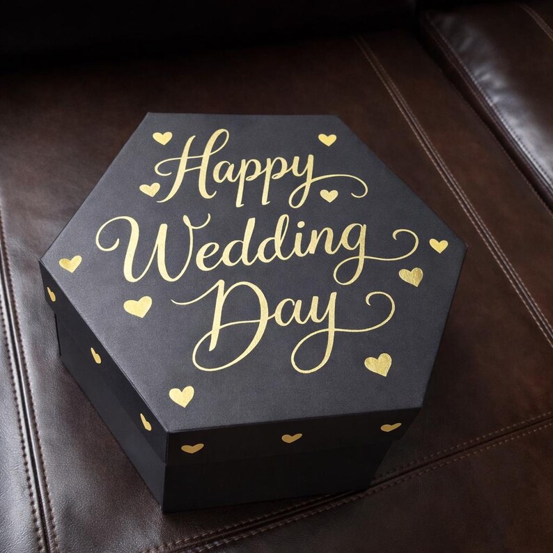 Caja de regalo explosiva personalizada, regalo sorpresa con foto y chocolate, caja de dulces sorpresa emergente para recuerdo de aniversario y cumpleaños. imagen 11