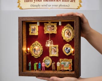 Marco de regalo del Museo de Nosotros, regalo personalizado para parejas, regalo para ella, regalo para él, caja de sombra, regalo de aniversario significativo, regalo de cumpleaños, Día de la Madre