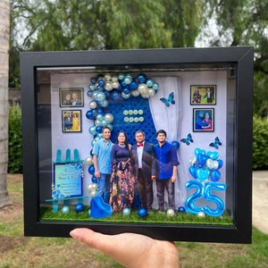 Wedding Shadow Box personalized gift custom Birthday Shadow Box Wedding Gift for Couple Anniversary Frame Gift nurse gift custom Graduation