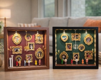 Marco de regalo del Museo de Nosotros, regalo personalizado para parejas, regalo para ella, regalo para él, caja de sombra, regalo de aniversario significativo, regalo de cumpleaños, Día de la Madre