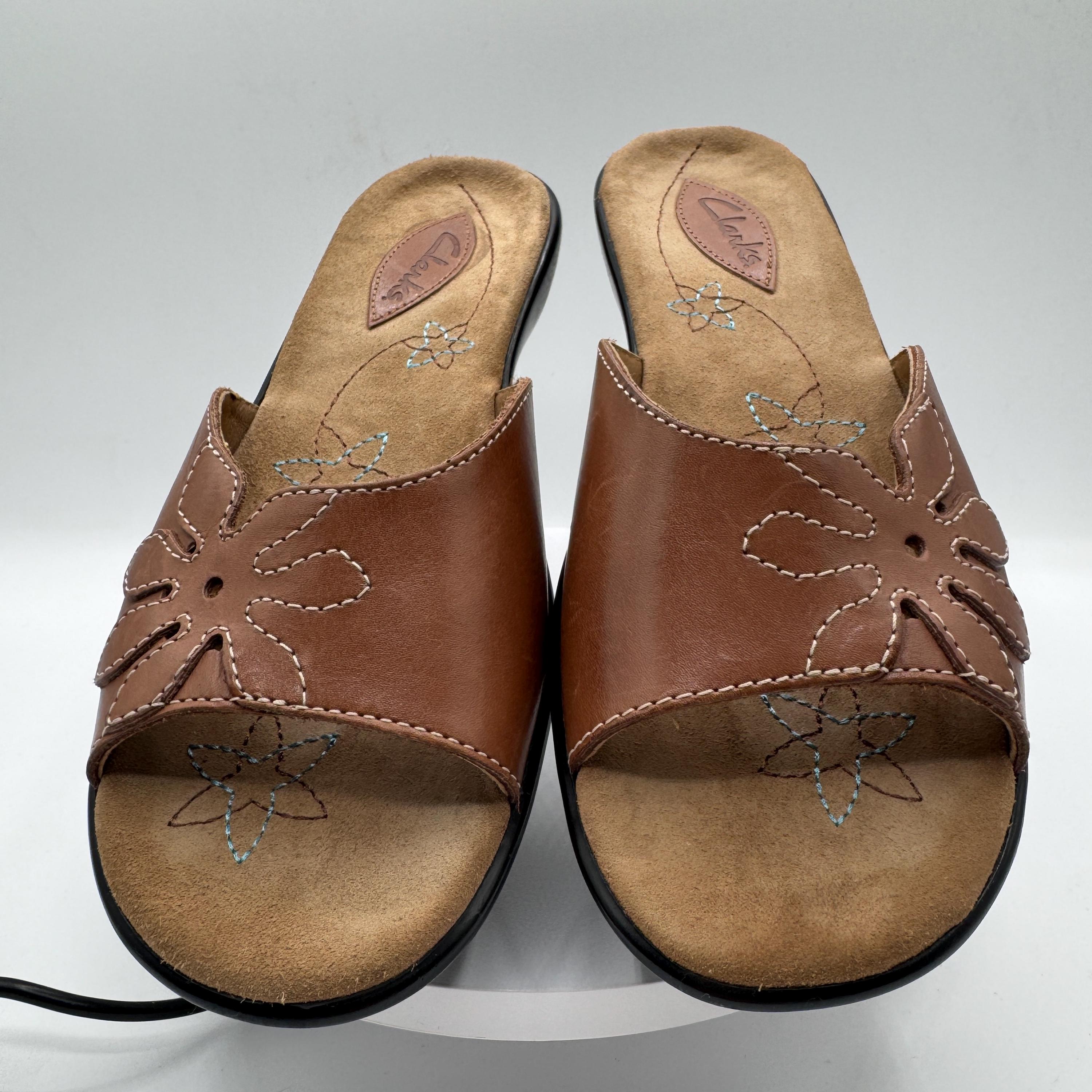 Brown Flower Sandals UK