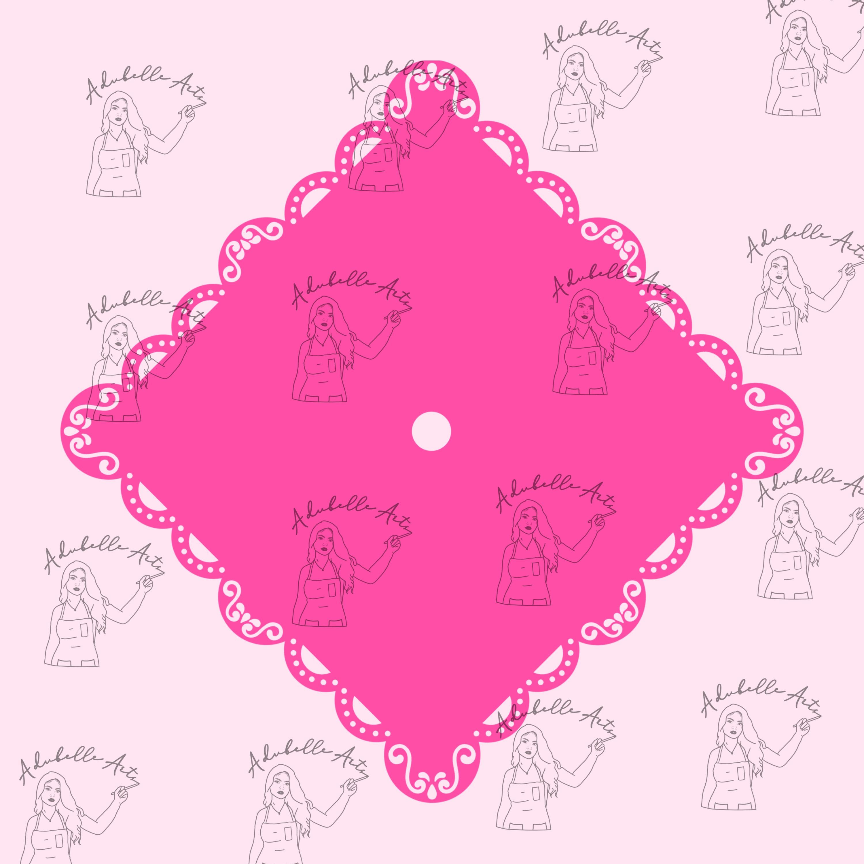 Toppers Border Lace Border Topper Template - Etsy