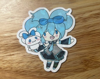 Cinnamonroll x Miku Aufkleber
