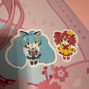 Miku and Teto McDonald Sticker