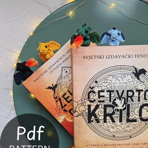 Fourth wing dragon CROCHET PATTERN | Amigurumi PDF pattern | Iron flame | Onyx storm