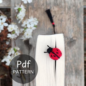 Ladybug Bookmark CROCHET PATTERN | Amigurumi PDF Pattern | Lovebug ...