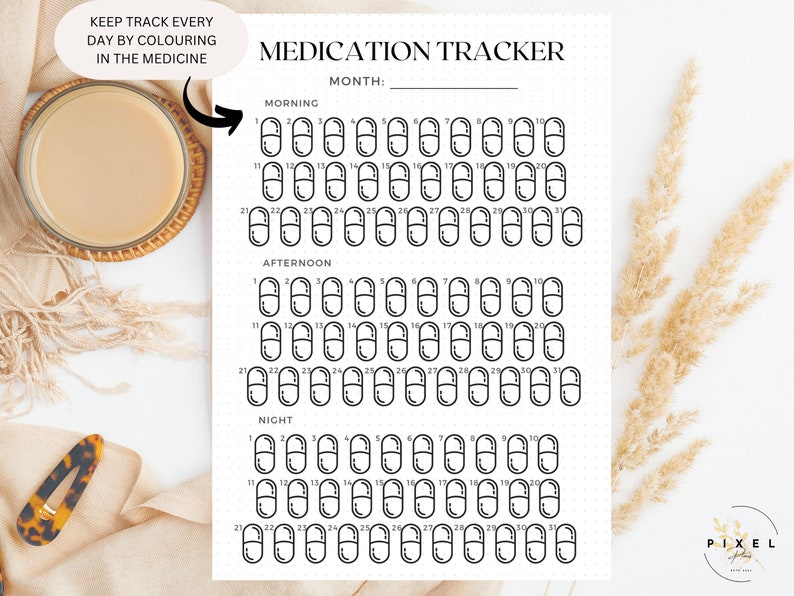 Printable Medication Journal