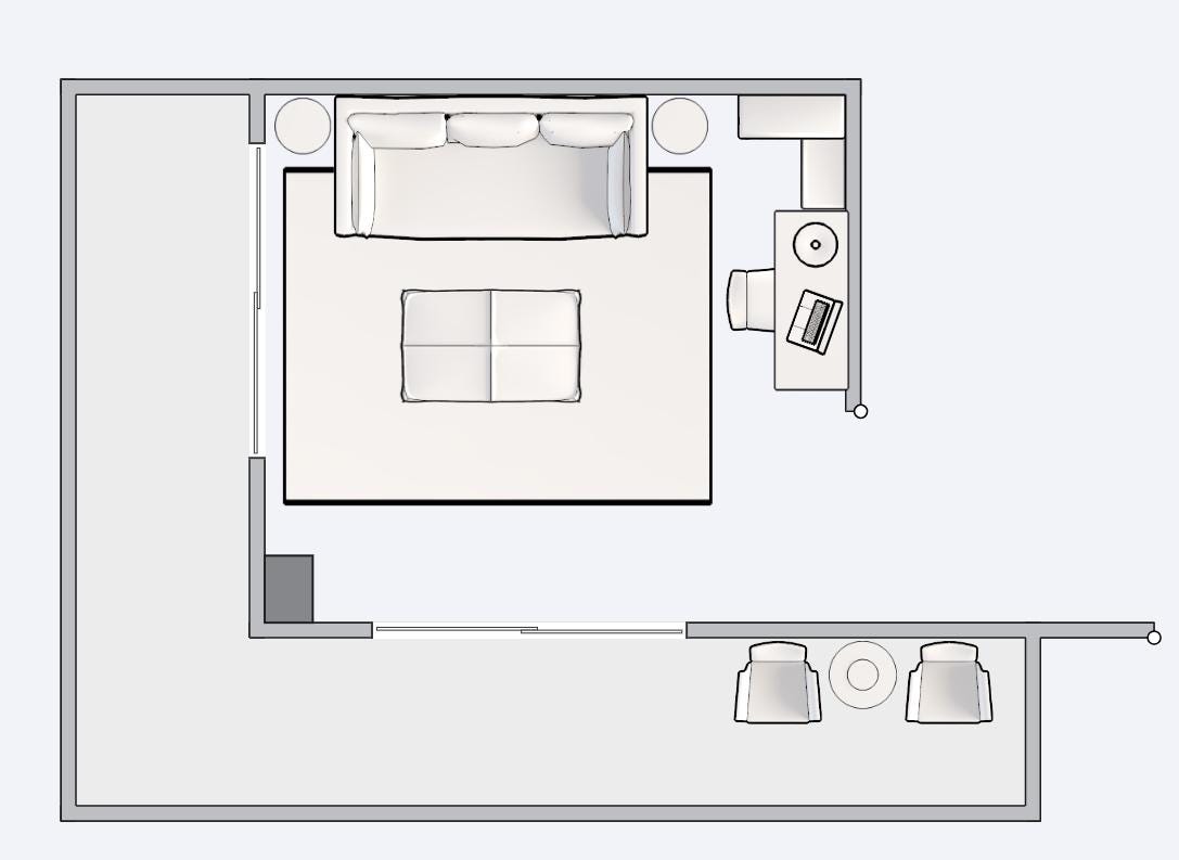 Custom Space Plan Furniture Layout Etsy