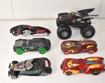Lot of 6 Superhero vehicles