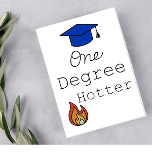 TÉLÉCHARGEMENT IMMÉDIAT. Carte imprimable 5 x 7. Carte de remise des diplômes de 1 degré plus chaude