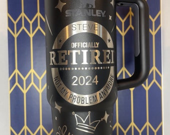 Retirement Gift Full Wrap Tumbler