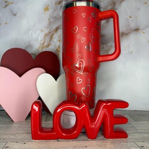Stanley Heart Tumbler for your Valentine