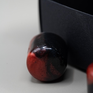 Crimson Eclipse custom gitaarknoppen: gemaakt van hars afbeelding 5